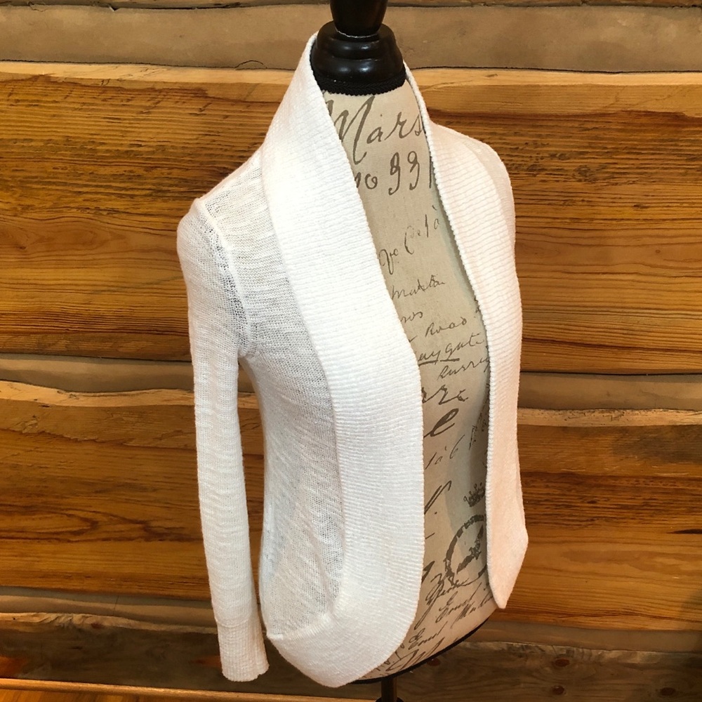 Lily Pulitzer white lightweight cardigan sweater